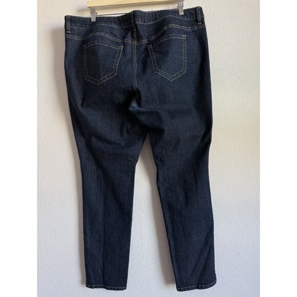 Torrid Women’s Denim Skinny Jeans Dark Wash Straight Size 22R Stretch Casual - Picture 2 of 9
